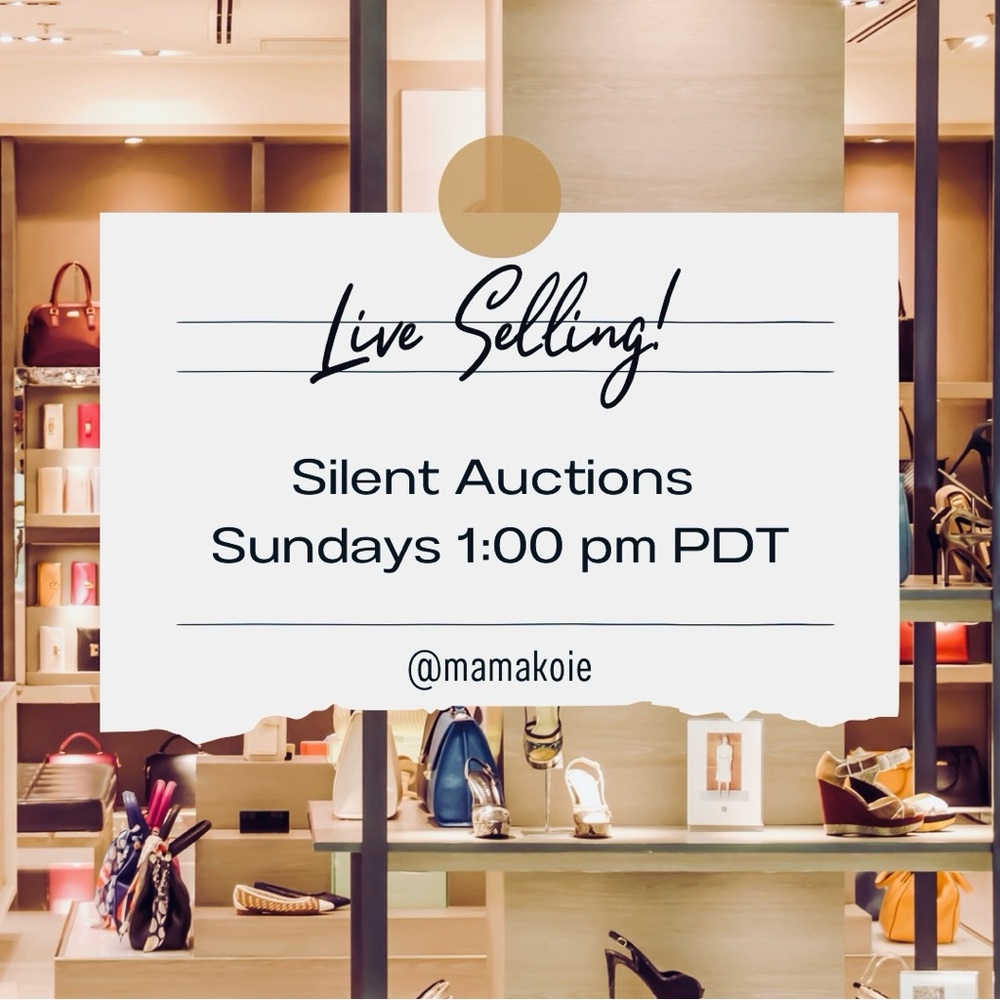 Silent Auction Sundays! See you there! 😊